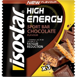 Isostar Barritas High Energy Chocolate 20 bolsitas x 3 barritas x 35 gr 
