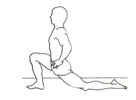 Estiramiento de piernas: Flexores de caderas