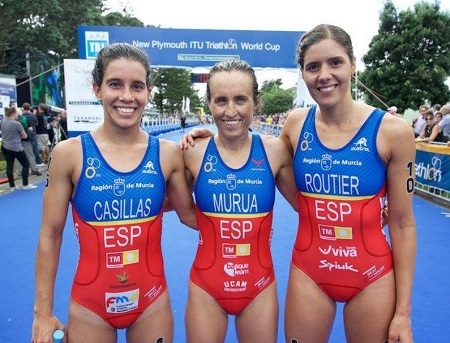 Mirian Casillas, Carolina Routier y Ainhoa Murua