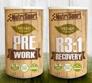 Vegan pre workout y R3 Recovery Nutrisport