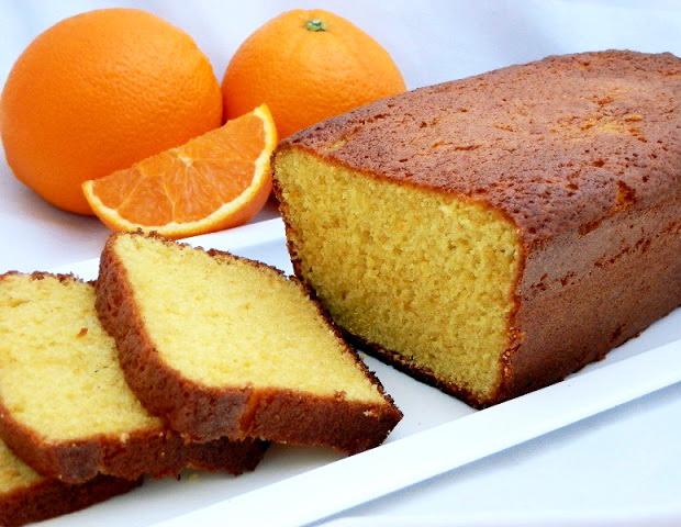 pastel de kamut naranja