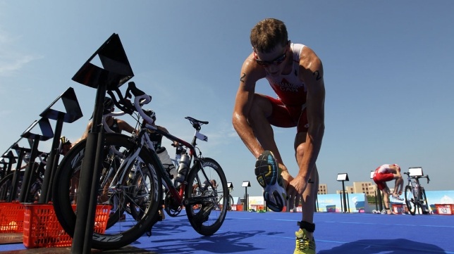 transición triatlón