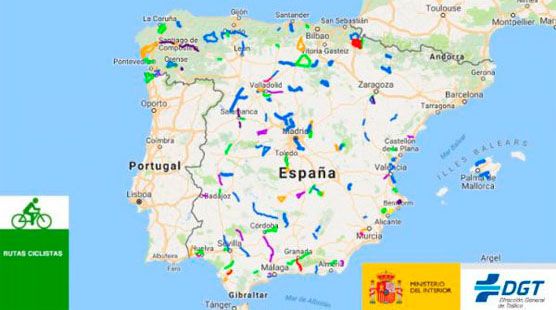 Mapa rutas ciclistas protegidas 2017