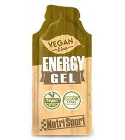 Tomar geles enegéticos Nutrisport Vegan gel