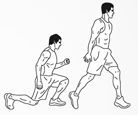 Entrenamiento para runners: Lunges con salto