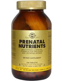 Solgar Prenatal Nutrients Bulevip