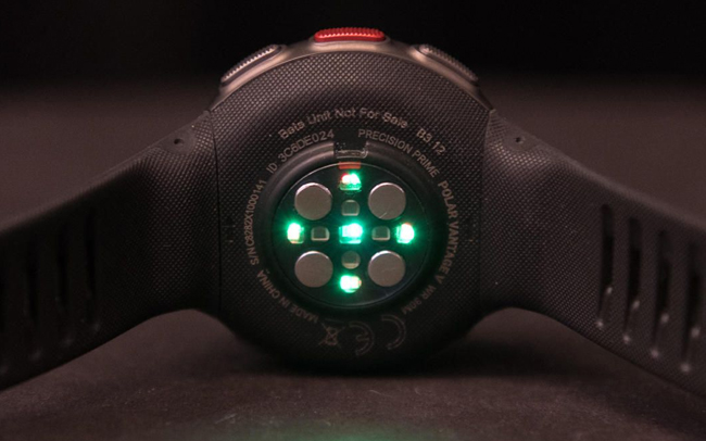 Smartwatch Polar Vantage V luces led