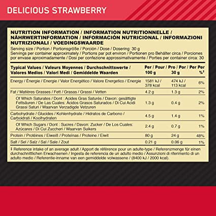 information-nutritionnelle-fraise-optimum-nutrition-protein
