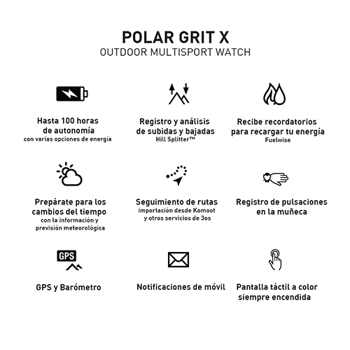 Polar Grit X prestaciones Bulevip