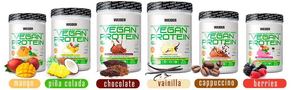 proteína vegana weider